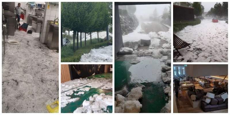 Starkregen - Schadensfall im Hotel Tannenhof